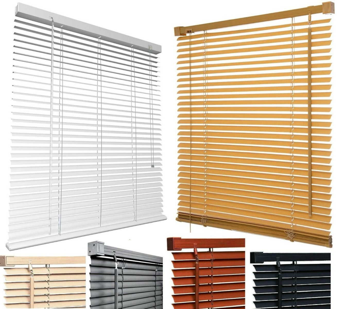 Rèm sáo nhựa được làm từ nhựa PVC bền bỉ
