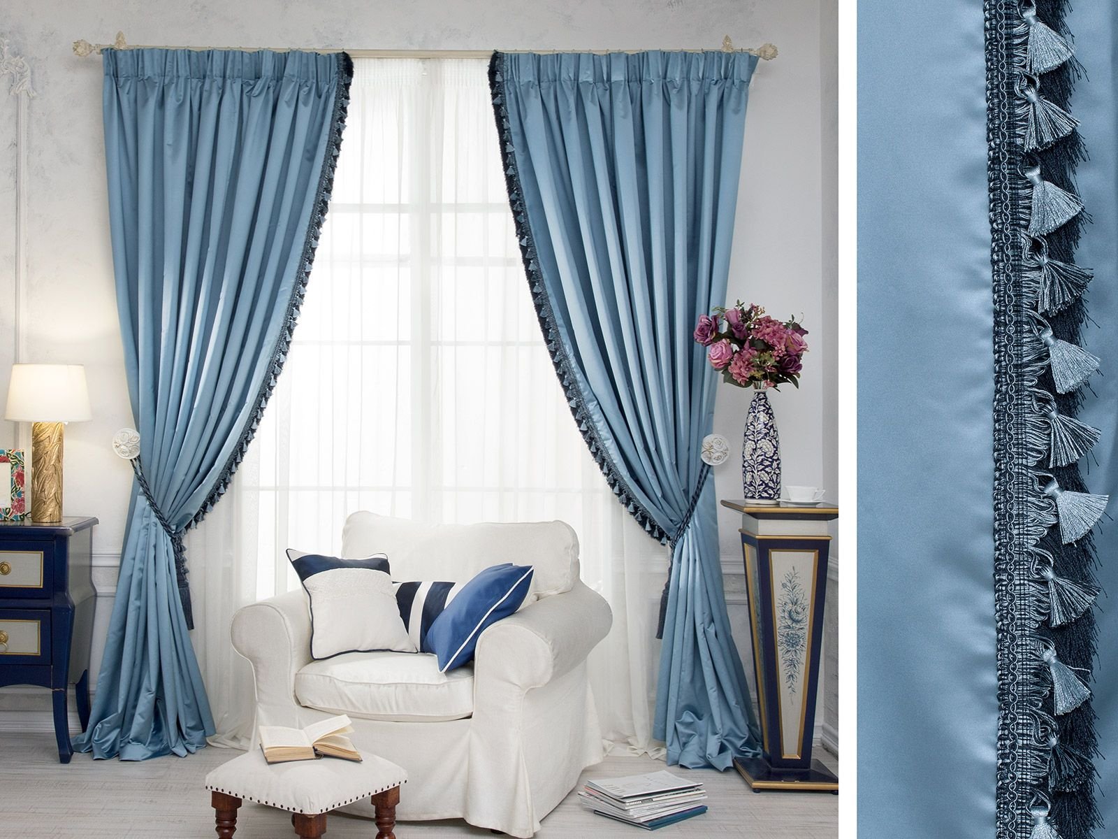 Những loại phụ kiện rèm cửa thông dụng nhất hiện nay 7 Chọn phụ kiện rèm cửa chú ý đồng bộ để tạo tổng thể đồng nhất