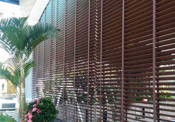 Rèm gỗ che nắng ngoài trời Rèm gỗ che nắng ngoài trời