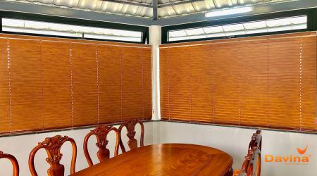 Bàn Giao Công Trình Rèm Sáo Nhựa Gỗ Chú Sáu Tại Cồn Khương, TP. Cần Thơ