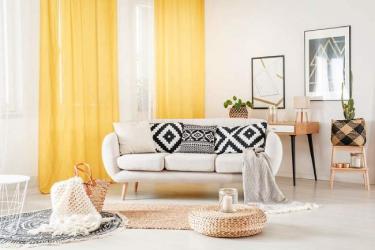 Cách chọn màu sắc rèm cửa phù hợp không gian