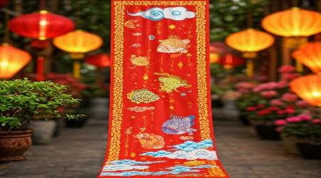 Phong Cách Phá Cách Cho Rèm Tết - Khi Hiện Đại Hòa Quyện Với Truyền Thống!
