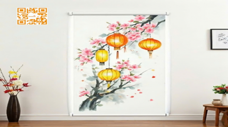Rèm In Tranh Ngày Tết – Nét Chân Quý Trong Không Gian Gia Đình!